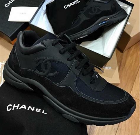 chanel runner black|chanel black trainers uk.